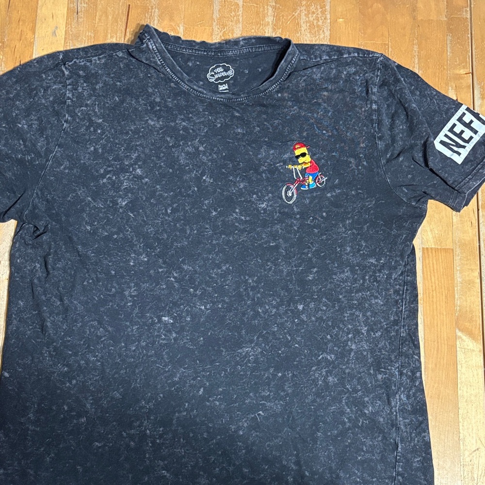 Neff The Simpsons Bart BMX graphic Tshirt